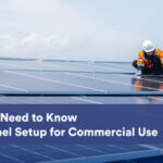 Commercial solar panel setup on an industrial rooftop in India